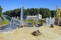 Peterhof, Great cascade Royalty Free Stock Photo