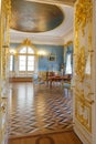 Peterhof. Great Peterhof Palace. Luxurious interior decoration