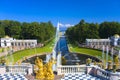 Peterhof Palace garden Royalty Free Stock Photo