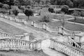 Peterhof Palace. wall of the garden of Venus in the Lower Park Saint-Petersburg,