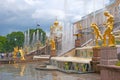 Peterhof. Russia. The Grand Cascade Royalty Free Stock Photo