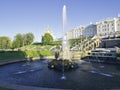 Grand Palace in Pertergof, Gold sculptures of Great Cascade Fountain