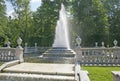 Peterhof. Russia. The Pyramid Fountain