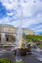 Peterhof, Russia (UNESCO World Heritage) Royalty Free Stock Photo