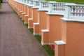 Peterhof, the wall of the garden of Venus in the Lower Park