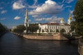 Petersburg. Kryukov canal and St. Nicholas Cathedral.