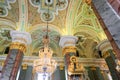 Petersburg, Russia - July 2, 2017: Interior Peter and Paul Cathedral in Peter and Paul Fortress. Royalty Free Stock Photo