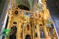 Petersburg, Russia - July 2, 2017: Interior Peter and Paul Cathedral in Peter and Paul Fortress. Royalty Free Stock Photo