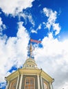 Petersburg, Russia - July 2, 2017: Peter and Paul Fortress. Watchtower on the Naryshkinsky bastion. Royalty Free Stock Photo