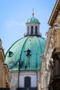 The Peterskirche (St. Peters Church) in Vienna, Austria.