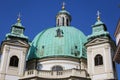 The Peterskirche (St. Peters Church) in Vienna, Austria. Royalty Free Stock Photo