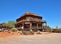 Arizona, Goldfield: Old West - Boarding House and Store Royalty Free Stock Photo