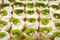 Petit fours with kiwi Royalty Free Stock Photo