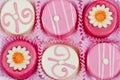 Petit fours Royalty Free Stock Photo