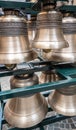 Petit and Fritsen bells of carillon in Bruges, Flanders, Belgium