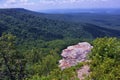 Petit Jean River Valley from Overlook at Mount Magazine, Arkansas`s Highest Point Royalty Free Stock Photo