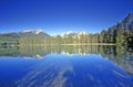 Petit Lake and Sawtooth Mountains, Idaho Royalty Free Stock Photo