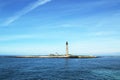 Petit Manan Wildlife Refuge and Island lighthouse in the Gulf of Maine,