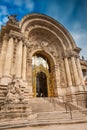 Petit Palais in a cloudy winter day just before spring Royalty Free Stock Photo