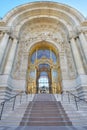 Petit Palais palace, beautiful decorated stairway entrance