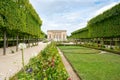 The Petit Trianon on the grounds of the Palace of Versailles nea Royalty Free Stock Photo