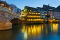 The Petite-France area in Strasbourg. Royalty Free Stock Photo