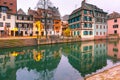 Petite France in the morning, Strasbourg, Alsace Royalty Free Stock Photo