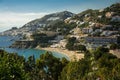 Petites Canyelles Beach in Roses, Costa Brava, Catalonia, Spain Royalty Free Stock Photo