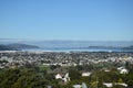 Petone, Lower Hutt, Wellington,  New Zealand with Wellington Harbour in the distance Royalty Free Stock Photo