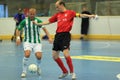 Petr Vladyka and Marek Kopecky - futsal Royalty Free Stock Photo