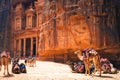 Petra Al Khazneh, aka the Treasury Royalty Free Stock Photo