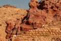 Petra is ancient capital of Nabataean kingdom carved into rocks in Jordan. Rock monasteries in ancient religious center