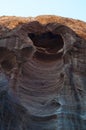 Petra, canyon, Siq, Petra Archaeological Park, Jordan, Middle East, mountain, desert, landscape, climate change Royalty Free Stock Photo