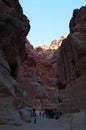 Petra, Archaeological Park, Jordan, Middle East Royalty Free Stock Photo