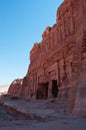 Petra, Petra Archaeological Park, royal, tomb, Jordan, Middle East, mountain, desert, landscape, climate change Royalty Free Stock Photo