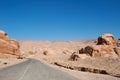 Petra, Petra Archaeological Park, Jordan, Middle East, mountain, desert, landscape, climate change Royalty Free Stock Photo