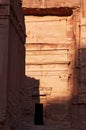 Petra, Petra Archaeological Park, tomb, Jordan, Middle East, mountain, desert, landscape, climate change Royalty Free Stock Photo