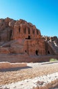 Petra, canyon, tomb, Petra Archaeological Park, Jordan, Middle East, mountain, desert, landscape, climate change Royalty Free Stock Photo