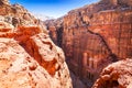 Petra, Jordan - Ancient Treasury, Al Khazneh, travel wonder of Arabia