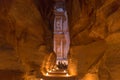 Petra, Jordan, December 24th 2015, The Treasury, Petra By Night.