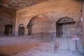 Inside of the Urn Tomb at Petra historical site in Jordan