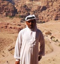 Portrait of bedouin man in Petra, Jordan.