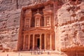 Petra Jordan temple Royalty Free Stock Photo