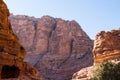 Petra, Jordan UNESCO world heritage site and one of The New 7 Wonders of the World. Royalty Free Stock Photo