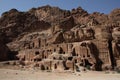 Nabataean Rock city of Petra, Jordan Royalty Free Stock Photo