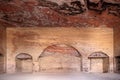 Nabataean Rock city of Petra, Urn Tomb interior, Jordan