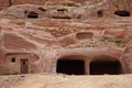 Nabataean Rock city of Petra, Jordan Royalty Free Stock Photo