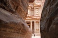 Nabataean Rock city of Petra, al Khazneh, Treasury, Jordan