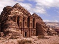 Petra monastery Royalty Free Stock Photo