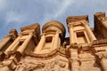 Petra monastery Royalty Free Stock Photo